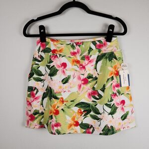 Tommy Bahama Skort Skirt Tropical Pockets Golf Tennis Pickleball A-Line NWT - S
